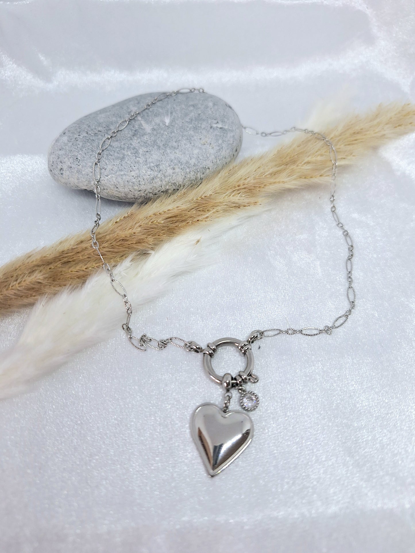 Collier "CHARM" - argenté
