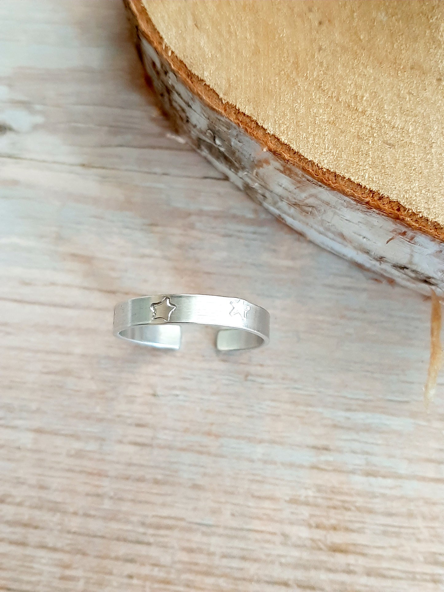 Bague "FALLING STARS" extra fine - argenté