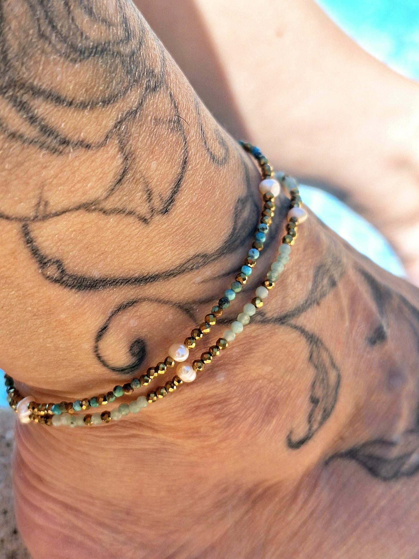Bracelet de cheville "AVAH"