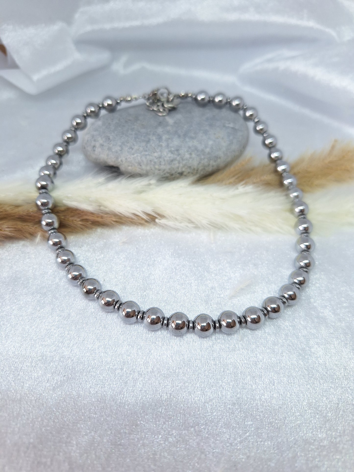 Collier "BAYA" - argenté