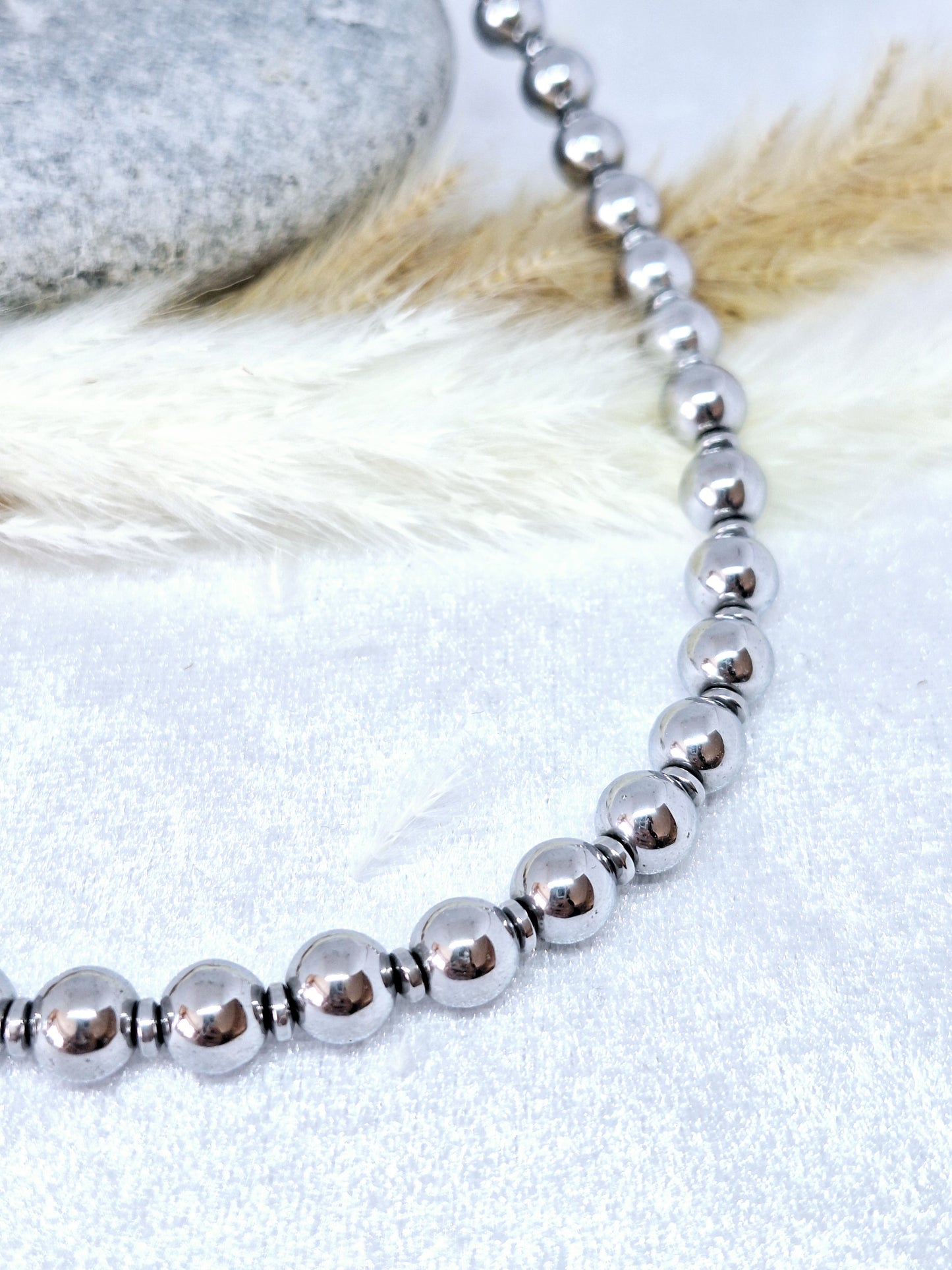 Collier "BAYA" - argenté
