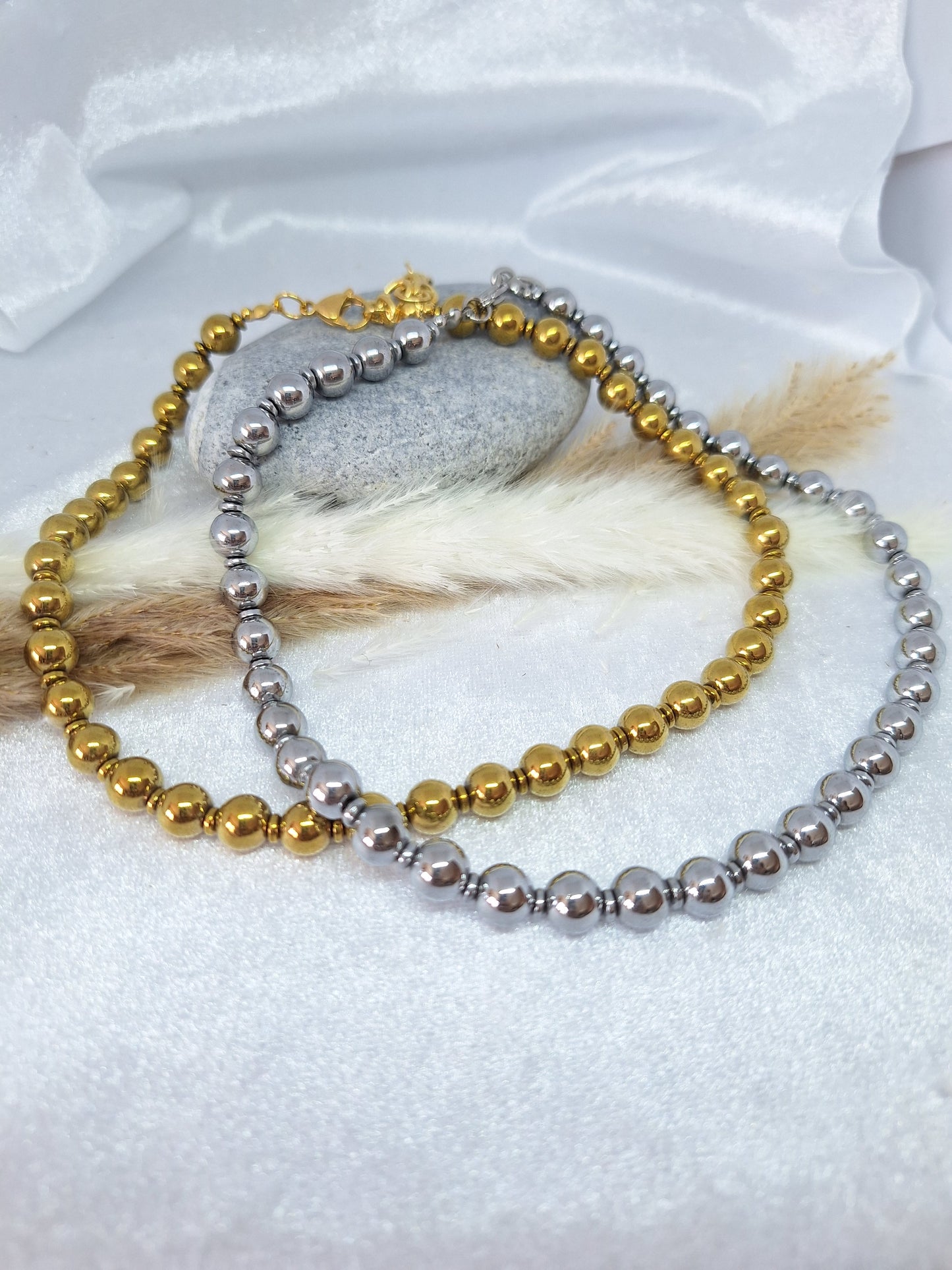 Collier "BAYA" - argenté