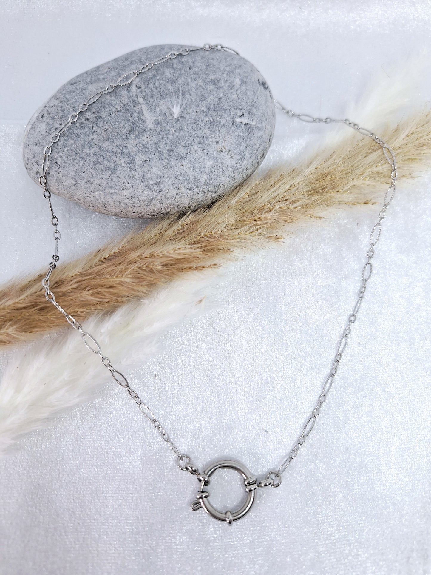 Collier "CHARM" - argenté