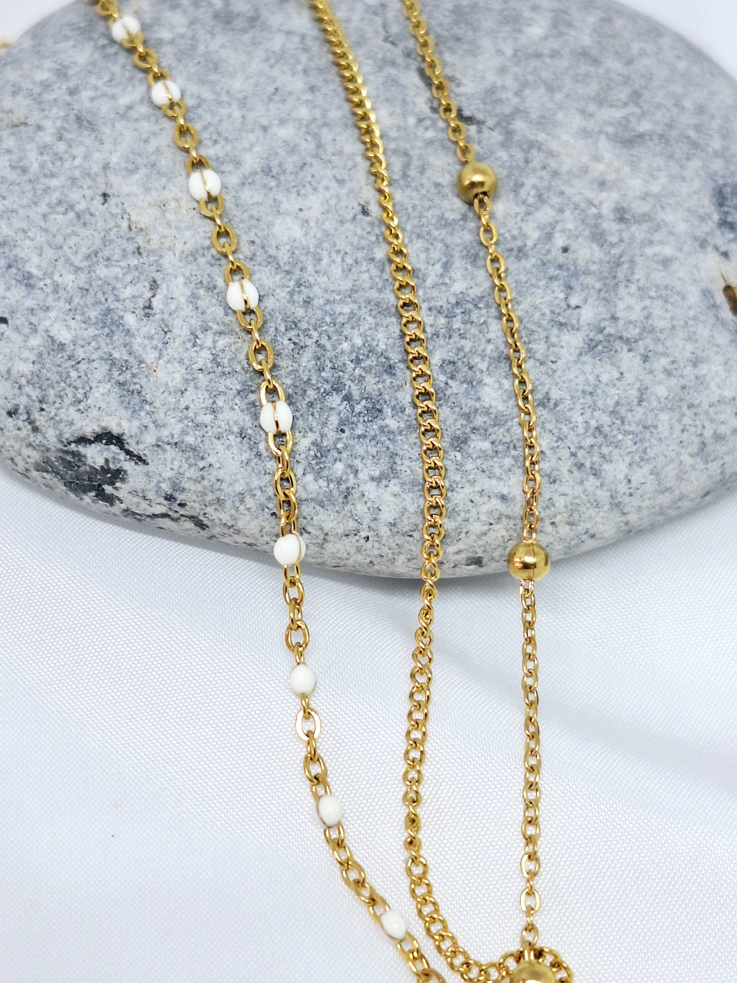 Bracelet triple rangs "IRIS"