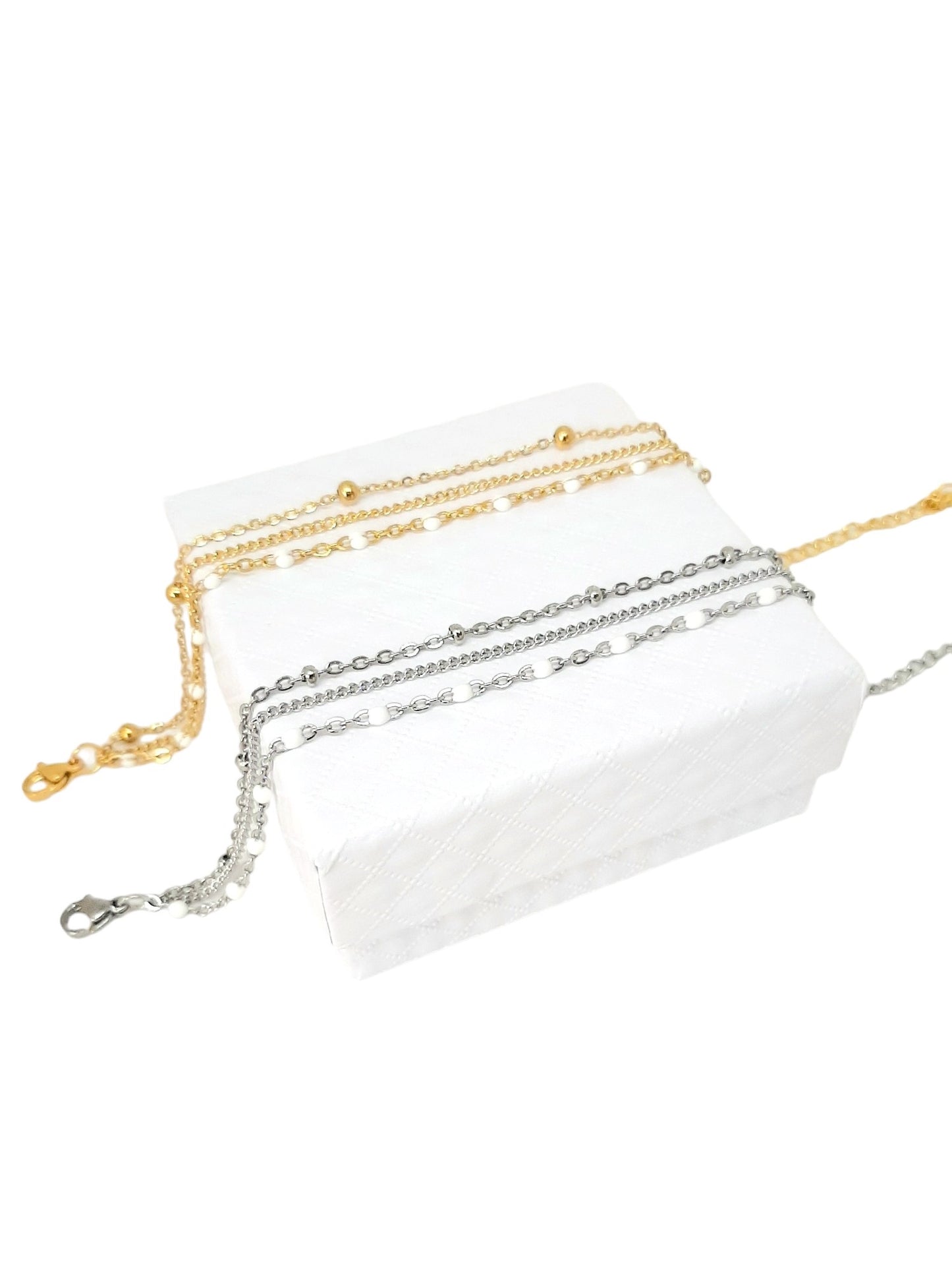 Bracelet triple rangs "IRIS"