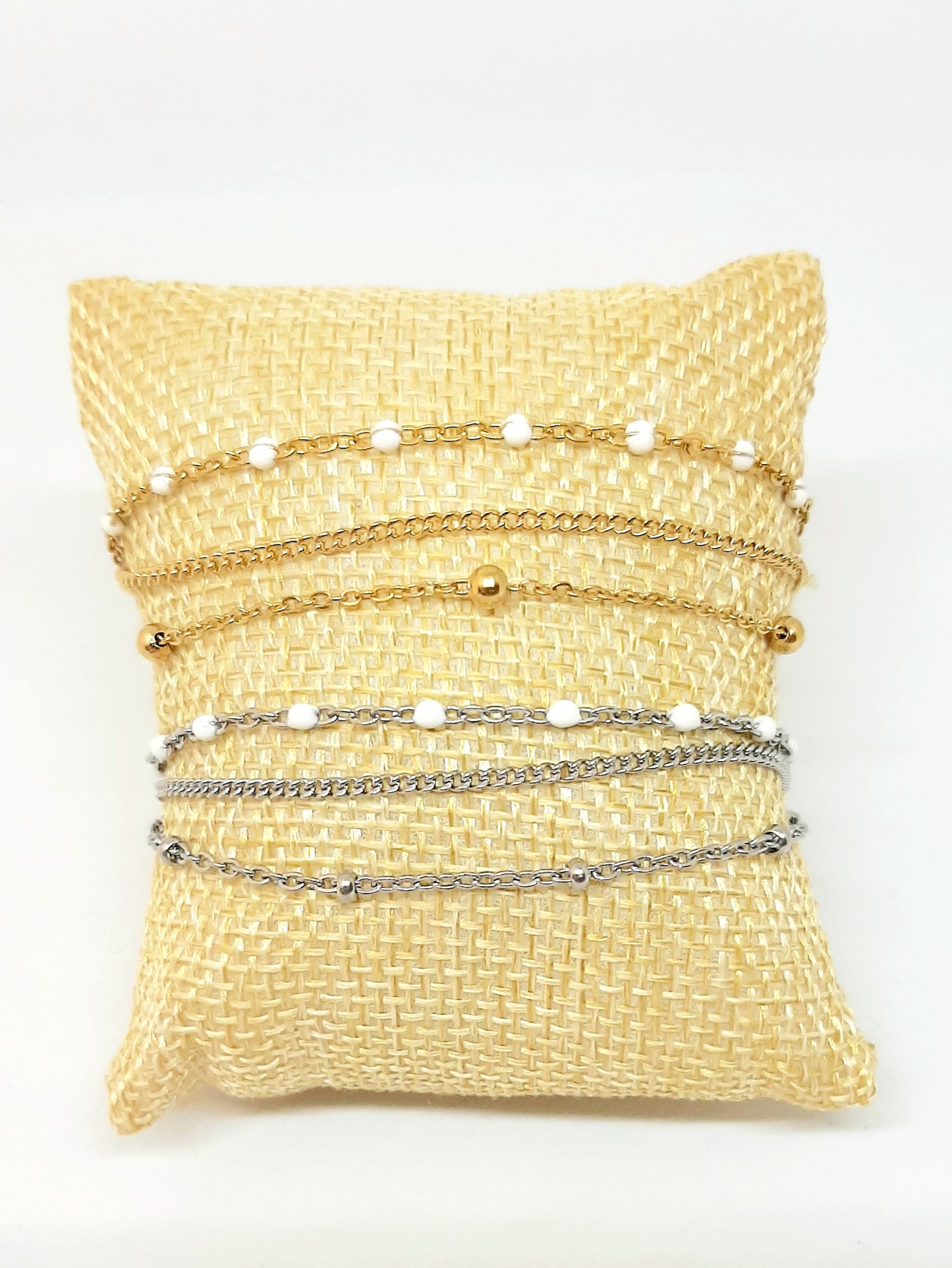 Bracelet triple rangs "IRIS"