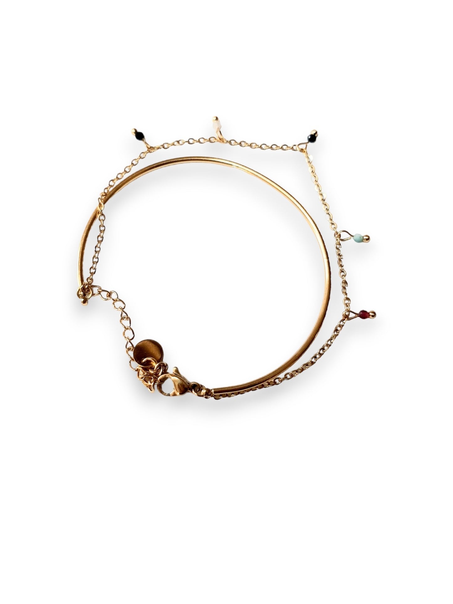 Bracelet jonc double "HELENA"