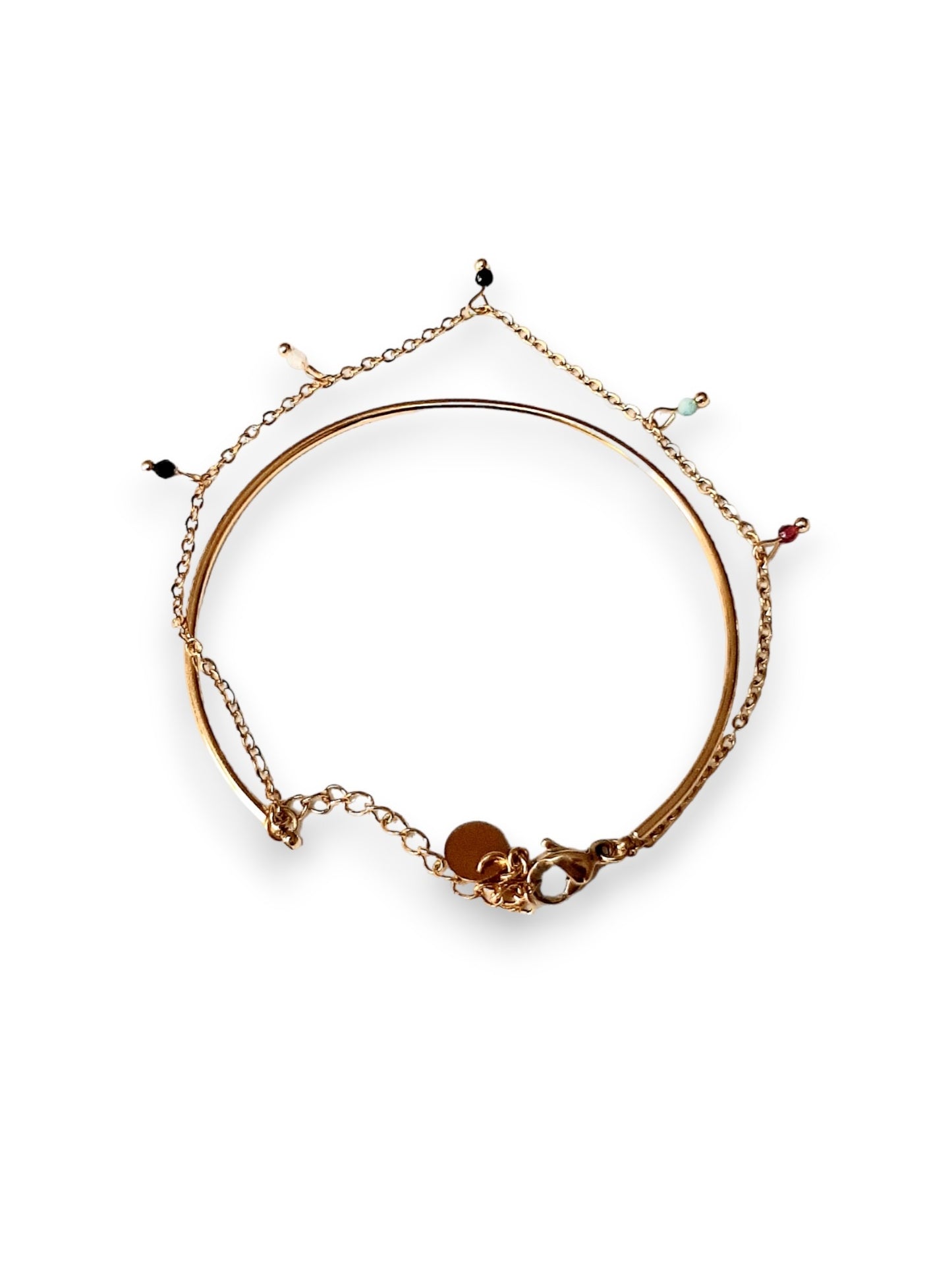 Bracelet jonc double "HELENA"