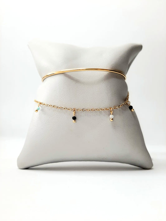 Bracelet jonc double "HELENA"