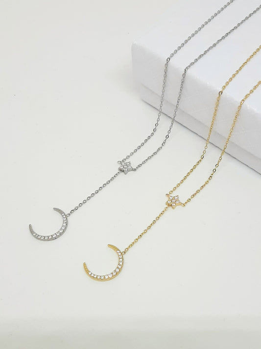 Collier cravate "MOONSTAR"