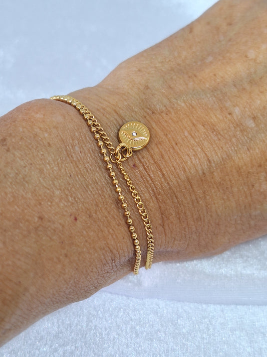 Bracelet double "PROTECT"