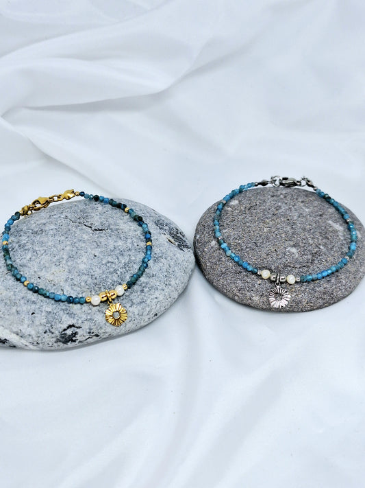 Bracelet "SOLA" - Apatite