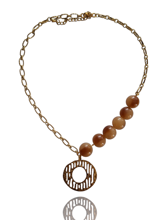 Collier "TRIBECA" - beige