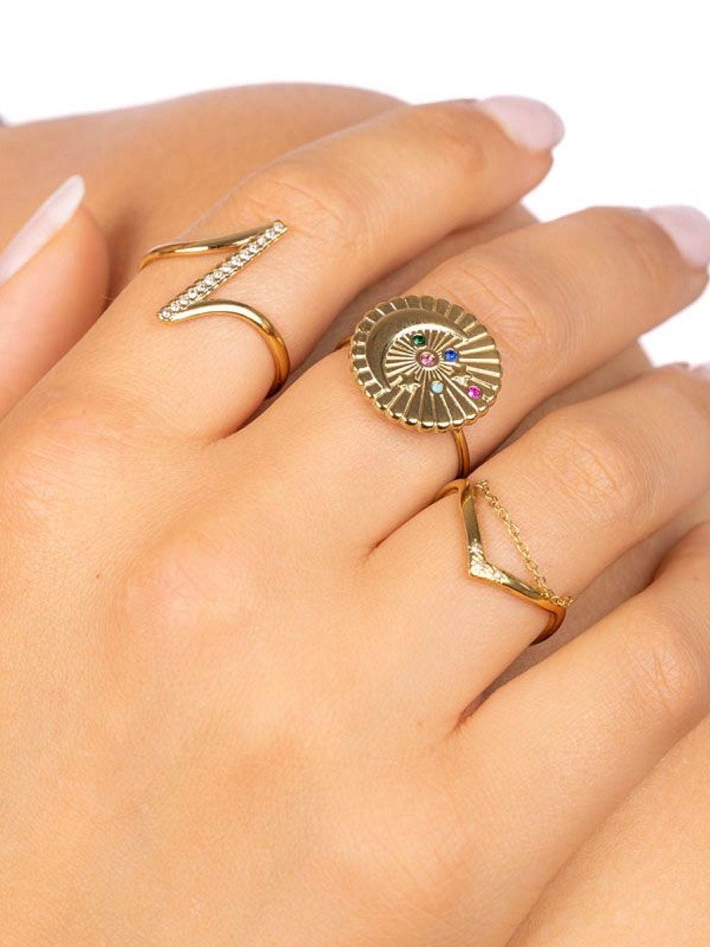 Bague "WISH BONE"