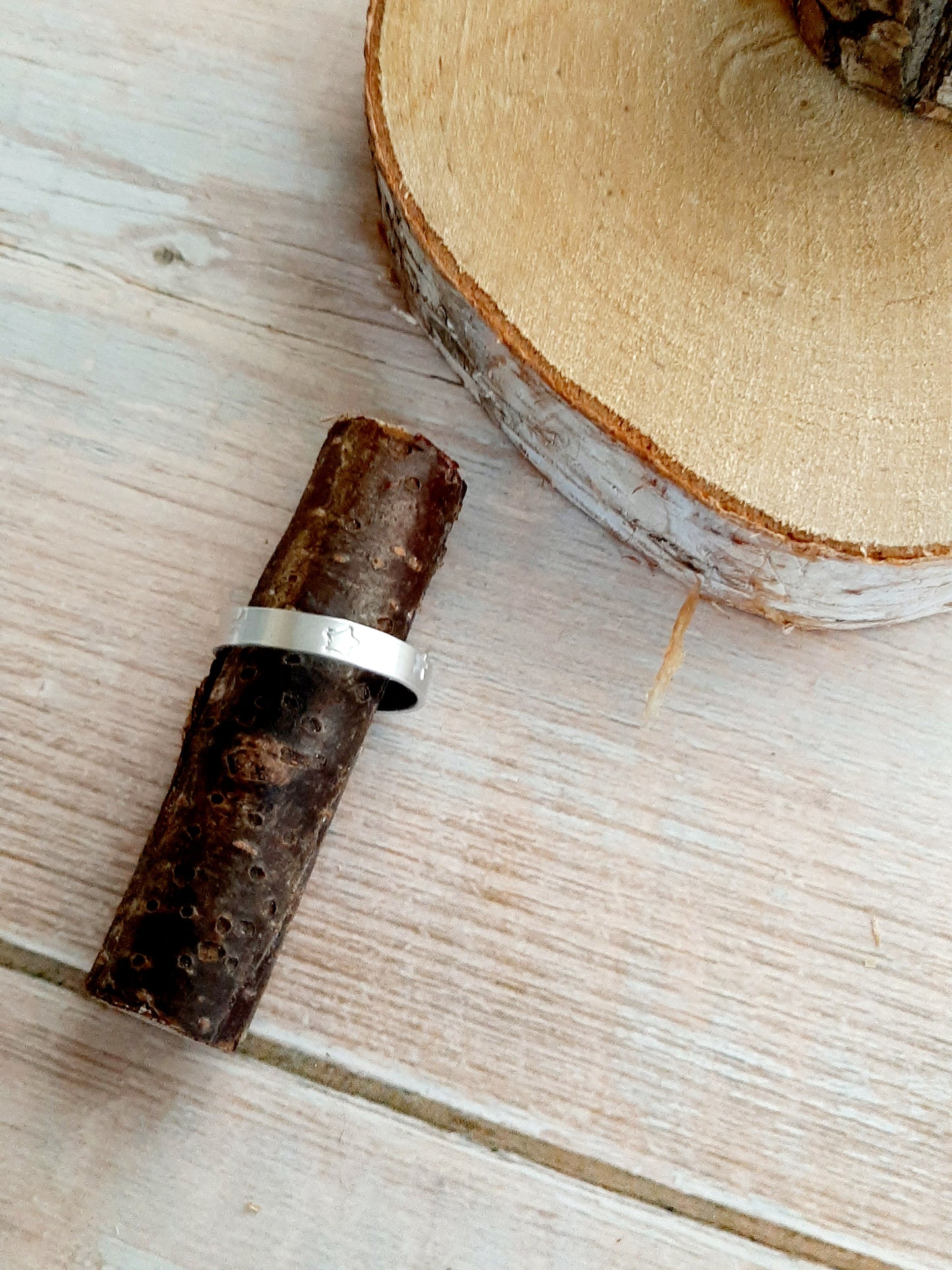 Bague "FALLING STARS" extra fine - argenté