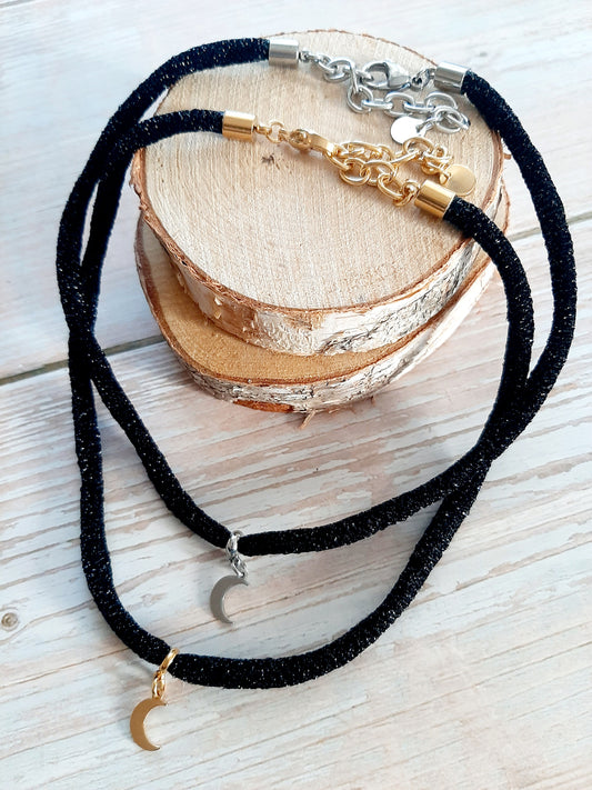 Collier choker "MOON"