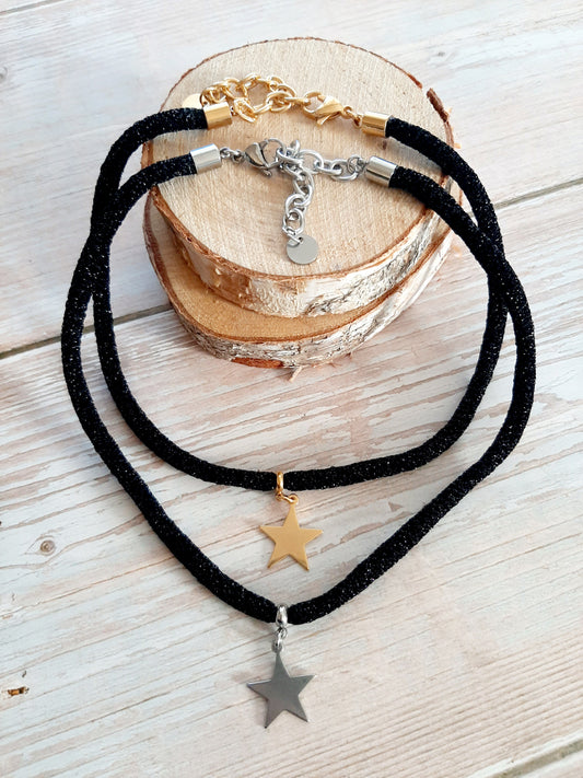 Collier choker "STAR"